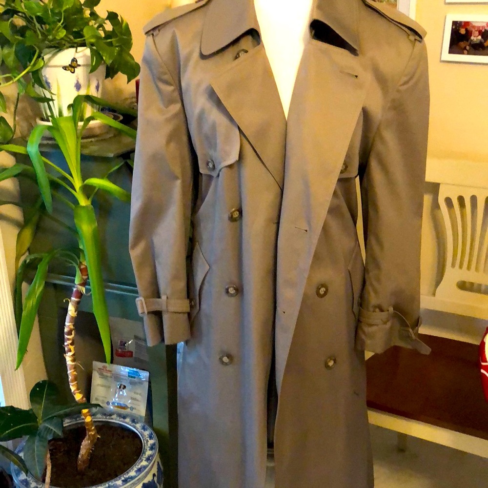 Mens London Fog Towne Trench Coat